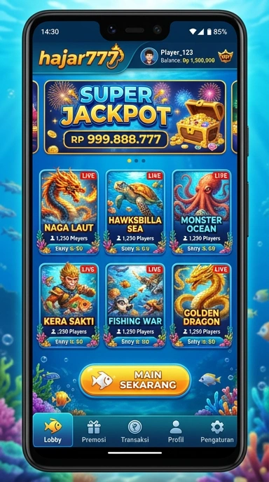 Cuplikan layar menu unduhan hajar777 untuk perangkat Android